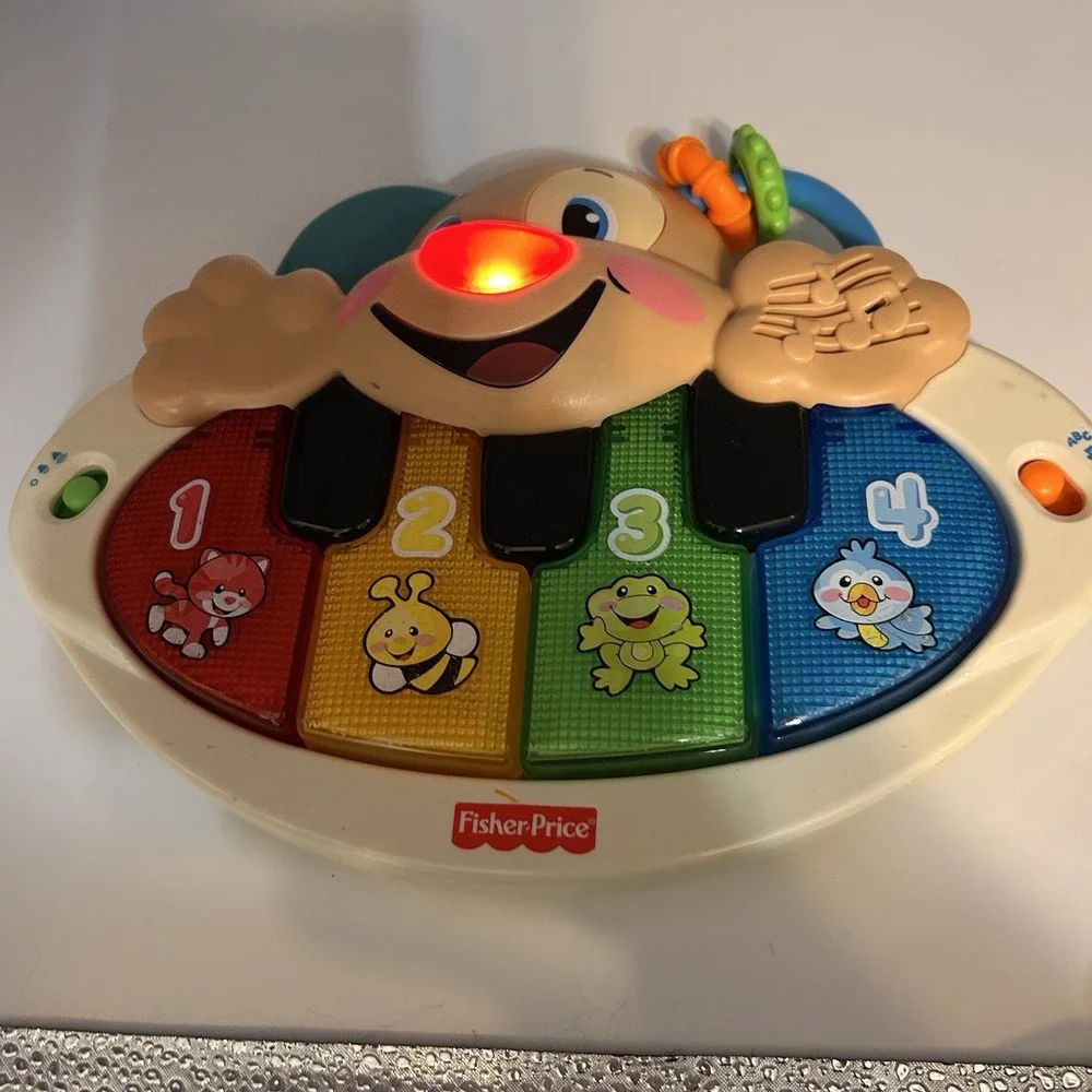 Fisher Price Laugh & Learn Puppy's Piano English & Spanish / Tested Works